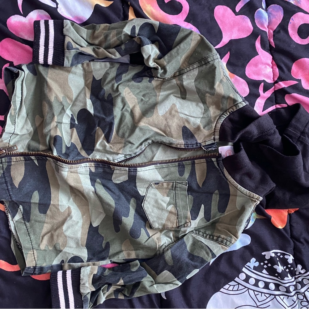 Army fatigues jacket wonder nation size 3t